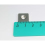Неодимовый магнитный прямоугольник 15х15х3 с зенковкой 7х3.5