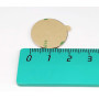 Неодимовый магнит диск 20х2 мм с клеевым слоем