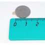 Неодимовый магнит диск 15х1 мм с клеевым слоем